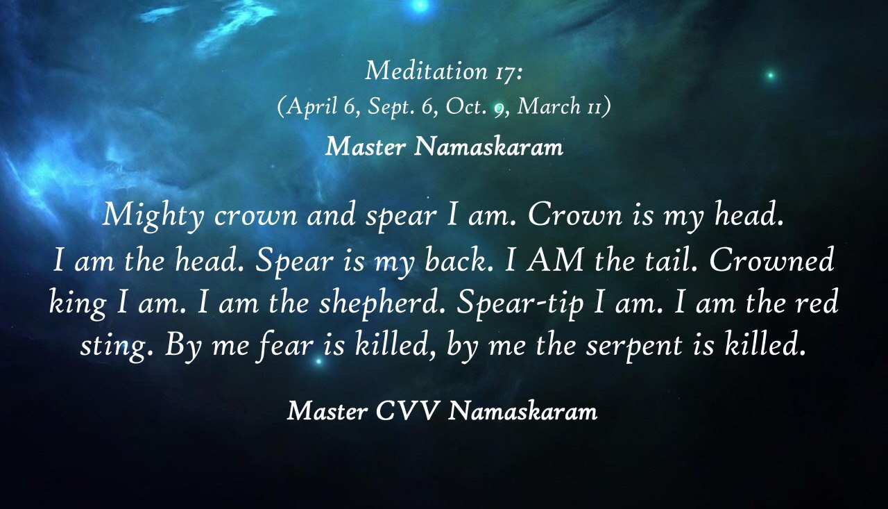 Meditation-17 (April 6, Sept. 6, Oct. 9, March 11) (Occult Meditations)