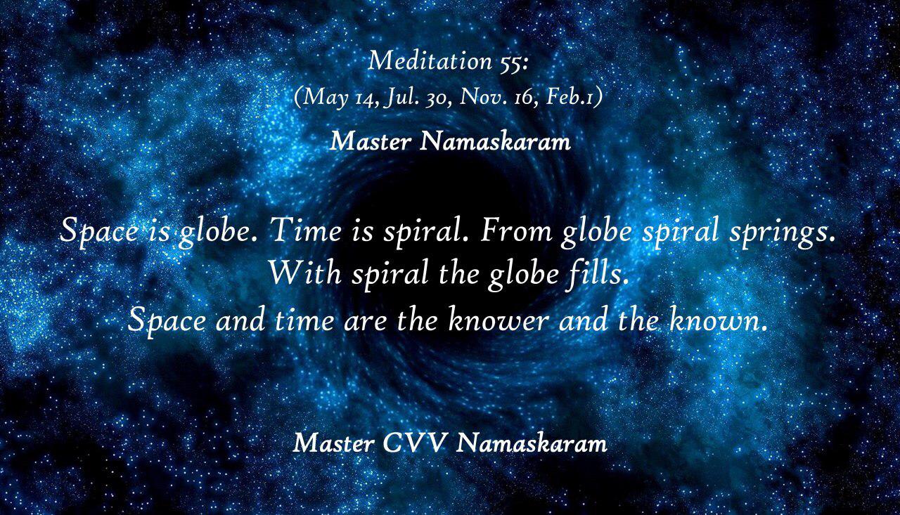 Meditation-55 (May 14, Jul. 30, Nov. 16, Feb. 1) (Occult Meditations)