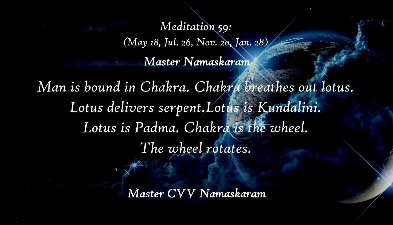 Meditation-59 (May 18, Jul. 26, Nov. 20, Jan. 28) (Occult Meditations)