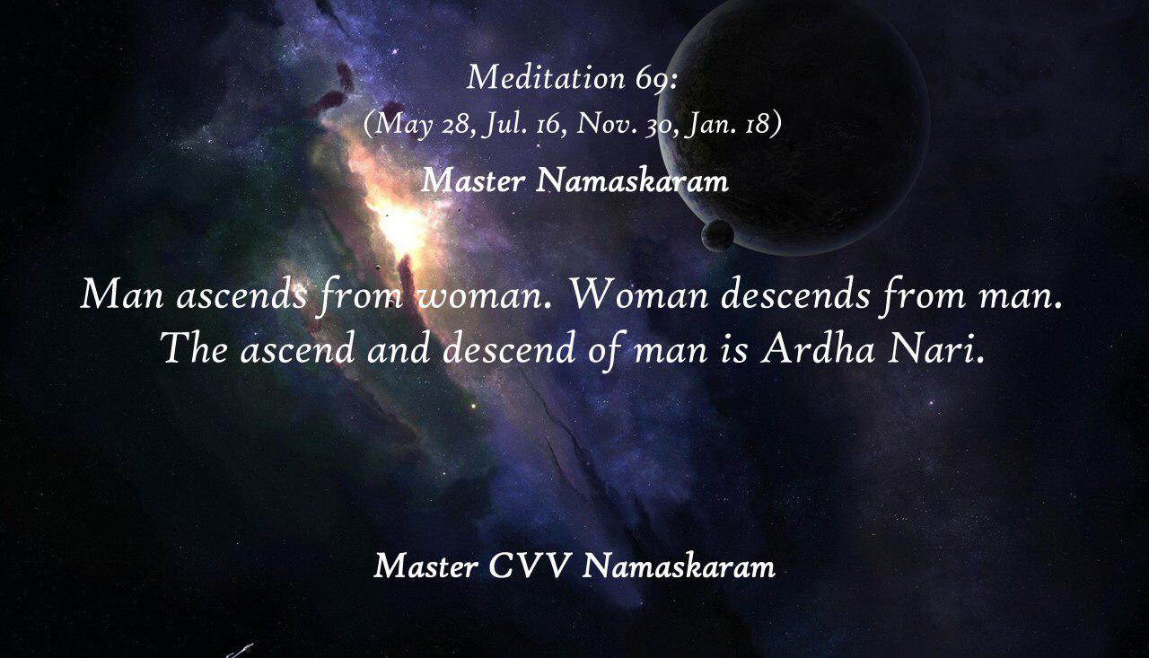 Meditation-69 (May 28, Jul. 16, Nov. 30, Jan. 18) (Occult Meditations)