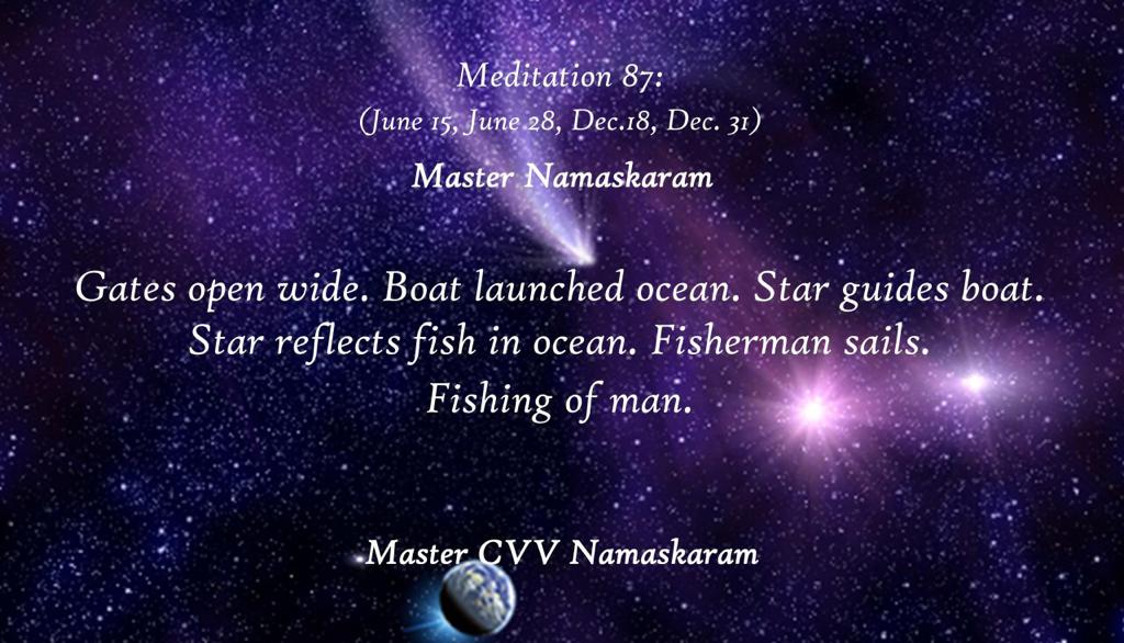 Meditation-87 (June 15, June 28, Dec. 18, Dec. 31) (Occult Meditations)