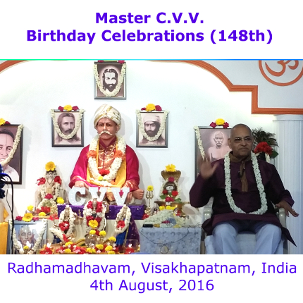 04Aug2016 - Master C.V.V. Birthday - Morning (Master C.V.V. 148th Birthday)