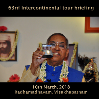 10Mar2018 - 63rd Inter Continental tour briefing (2018 - Others)